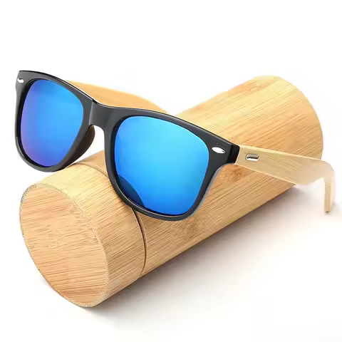 Fashion Wood Men's Ultraviolet Sunglasses Classic Male Driving Riding UV400 Sports Sun Glasses Eyewe