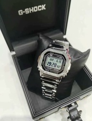 G-SHOCK 5000小銀塊 全金屬藍牙太陽能錶