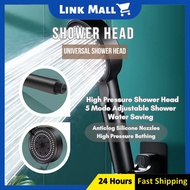 LINK Shower Head 5 Modes Adjustable High Pressure Hand Shower Head Water Saving Shower
