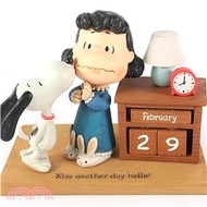 【Hallmark】Snoopy 日曆雕塑-早安親親