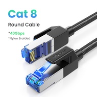 UGREEN สายเคเบิ้ล สายอีเธอร์เน็ต Cat 8 RJ45 Ethernet Cable Bandwidth 40Gbps 2000Mhz High Speed Netwo