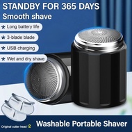 【Long Battery Life】 Roman Column Design Portable Washable Electric Shaver Electric Shaver/Portable S