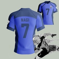 XP Ys Jersey Anime Cosplay Blue Lock Team Eleven Isagi Yoichi xu hướng Áo thun ngắn tay in 3D PX