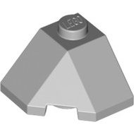 LEGO LEGO 13548 Light Gray Corner Wedge Bevel Brick Wedge 2x2 Slope Straw 6034676