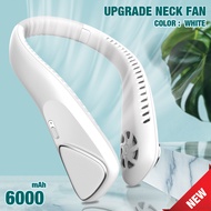 🔥 พร้อมส่ง 🔥พัดลมพกพา พัดลมห้อยคอ พัดลมคล้องคอ แบบพกพา 6000mAh พัดลมระบายความร้อน ชาร์จUSB ปรับลมได้
