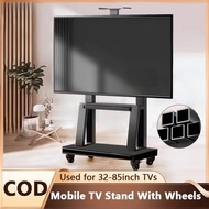 32-85 Inch Mobile TV Stand With Wheel TV Bracket Floor Stand