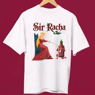 Sir Racha Medieval Sriracha Sos Panas Knight Tee Lucu Uniseks Klasik Fit Kapas T-Shirt dengan Cetaka