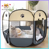 TENDA Portable Folding Tent For Cat Dog Bed Kitten Dog Pet Cage