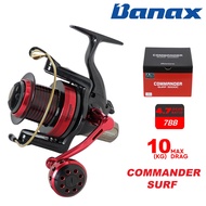 10kg Maxdrag Banax Commander Surf 5000C Fishing Reel Surf Reel Pantai Spinning Fishing Reel