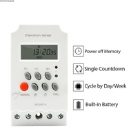 APPORTUNIAPY Digital Timer, 12V 220V Timer Switch, Durable 25A LED 110V Electrical Device Timer Elec