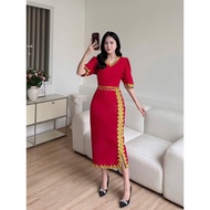 Borneo Dress Dress Corak Borneo