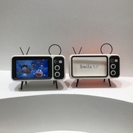 Retro TV Drama Style Mobile Phone Holder Drama Chasing Handy Tool Desktop Mobile Phone Holder Cute O