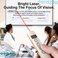 JENNIFERDZSG Laser Pointer Clicker, 2.4GHz Meeting Wireless Flip Pen Clicker, Infrared Remote Portab