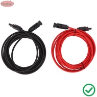 XUESHAN 1 Pair  Panel Wire, 12AWG 4mm²  Adapter Extension Cable, Practical Black&Red  Panel Wiring W