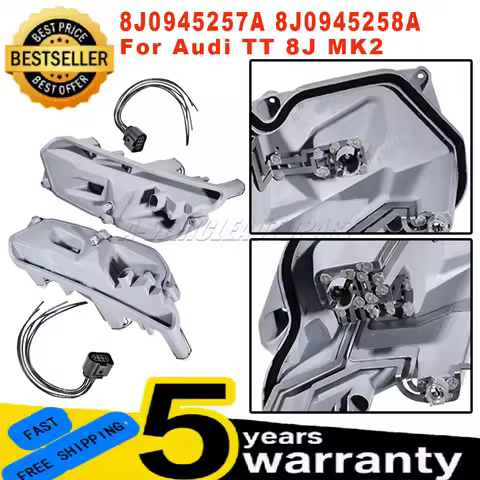 New 8J0945257A 8J0945258A For Audi TT TTS 8J MK2 Rear Light Bulb Holder Socket with Circuit Board co