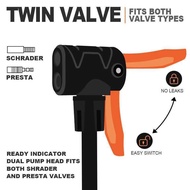 EGROW SUPER Pump Bicycle Tire Air Pump Air Pump 160 PSI with Gauge - P32B-03