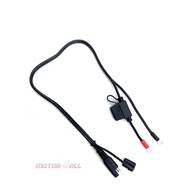 21″ 18 AWG CABLE LEAD WITH 7.5A FUSE AND RING TERMINALS