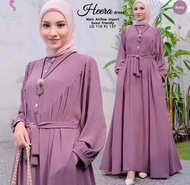 HEERA DRESS GAMIS BAJU MUSLIM WANITA 2022 IMAH MOMO