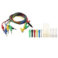 [SP-KM]Multimeter Stackable 4mm Banana Connector to Crocodile Clip 1 M Cable 1000V/15A