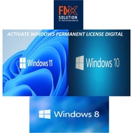 ACTIVATE WINDOWS PERMANENT FOR WINDOWS 11, 10, 8