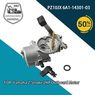 PZ10JX 6A1-14301-03 Outboard Engine Carburetor for Yamaha 2HP 2-Stroke, compatible with Parsun, HaiD