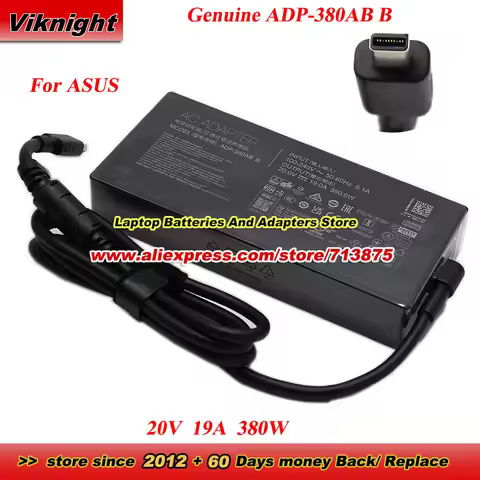 Genuine ADP-380AB B 20V 19A 380W AC Adapter for ASUS ROG Strix G18 2025 G815LX RTX5090 G815LW G835LR