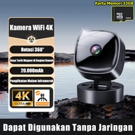 👍Seukuran tombol 👍 cctv wifi sambung ke hp cctv sambung hp jarak jauh kamera kecil mini kamera cctv