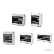 LIDU1 Waterproof Circuit Breaker Distribution Box 3 5 8 12 18Ways Power Distribution Protections Box