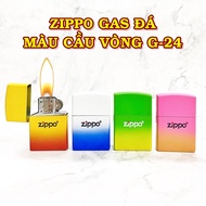 BẬT LỬA ZIPPO GAS ĐÁ MÀU CẦU VÒNG G-24