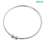 ALENE Adjustable Bangles Classic Silver Plated Gifts Fashion Jewelry