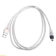 Doublebuy 4 5ft 1 4m USB to Firewire IEEE 1394 4 Pin iLink Adapter Cord Data Cable Wire