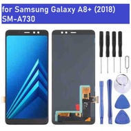 หน้าจอ samsung galaxy A8 plusA8+(2018)A730 จอ LCD พร้อมทัชสกรีน ซัมซุง กาแลคซี่ A8plusA730F อะไหล่มือถือ
