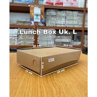 Lunch BOX KRAFT LAMINATION SIZE L (SHEETS) OWN ASSEMBLY