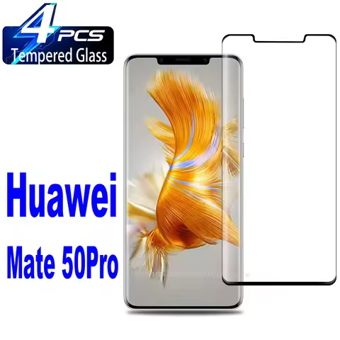 2/4Pcs Tempered Glass For Huawei Mate 50 Pro Mate 40 Pro Mate 30 Pro 20 Pro 9H Screen Protector