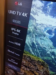 陳列貨 60"LG 60UJ6500 4K HDR LED Smart TV 智能電視 一年保養 60"市場少有