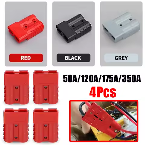 4Pcs/2Pairs Anderson Plug Connector 50A/120A/175A/350A Battery Charging Plug SB50 SB350 Anderson Con