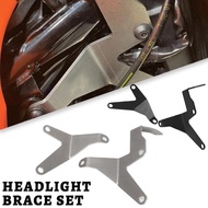 390ADVENTURE Motorcycle Headlight Brace Set Reinforcement Brackets Neck Brace Accessories For 390 AD