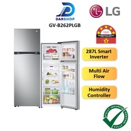 5 STAR LG Refrigerator 2 Door Inverter 287L Fridge Peti Sejuk Peti Ais 2 Pintu Inverter Murah 冰箱 GV-B262PLGB