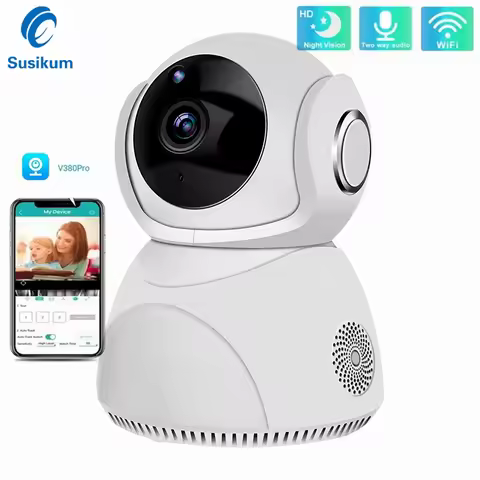 V380 Pro Camera 3MP Wireless CCTV Video Surveillance Camera IP WiFi Network PTZ Smart Home Security 
