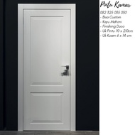 Pintu Kamar Minimalis Cat Duco / Kusen Pintu Kayu Murah Warna Putih