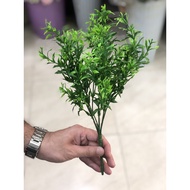 7-Branch Plastic Decorative Leaves Small Boot Willow Fake Leaf Decoration Flowers