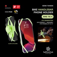 Bike Tie Pro 4 Bone | Bike Phone Holder Pro V4 Anti-Slip, Sturdy Elastic Dual Strap Design