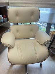 Authentic leather & wood computer chair真皮電腦椅