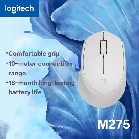 Logitech M275 Mouse Wireless Mouse Office Mouse Right Hand Mouse Black Equipped with Wireless 2.4G R