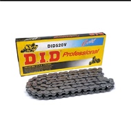 DID motorcycle chain size 520V 3, 106L