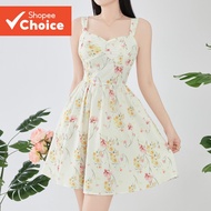 Women Casual Dress Ditsy Floral Spring/Summer Multicolor Dress L134ED888