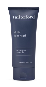 Tailorford Face Wash for Men and Women, Hydrating Facial Cleanser with Niacinamide (B3) and Beta-Glu