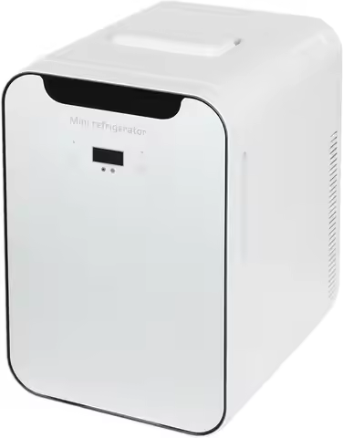 20 Liter Mini Fridge with Temperature Control, Compact Refrigerator, Small Drink Dispenser, Small