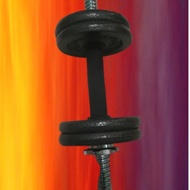 Dumbbell Barbell Set. ( Total 10Lbs ) 4pes x 2.5Lbs One Pes Short Bar With Rubber Dumbbell Dumbell S