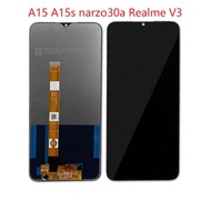 หน้าจอ OPPO A15 A15s narzo30a Realme V3 จอพร้อมทัชสกรีน จอ+ทัช lcd display for OPPO A15 อะไหล่มือถือ